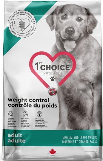 1st Choice Adult Medium Large Breed Weight Control Chicken Dog 10kg