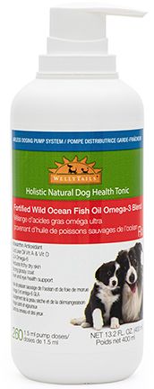 Wellytails Fortified Wild Ocean Fish Oil Rx Dog 400ml