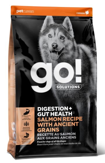 Go! Solutions Digestion + Gut Health Salmon with Ancient Grains Dry Dog Food, 22-lb (Size: 22-lb)
