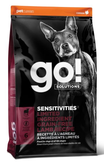 Go! Solutions Sensitivities Limited Ingredient Lamb Grain-Free Dry Dog Food, 22-lb (Size: 22-lb)