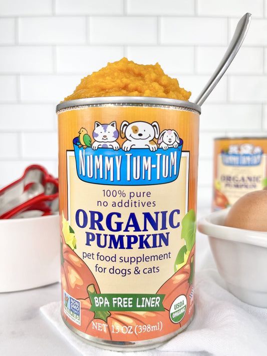 Nummy Tum-Tum Organic Pumpkin Dog & Cat Food Supplement, 15-oz (Size: 15-oz)