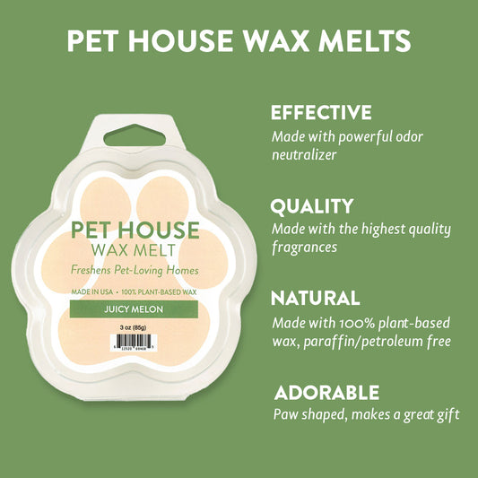 Pet House - Wax Melts Juicy Melon - 3oz
