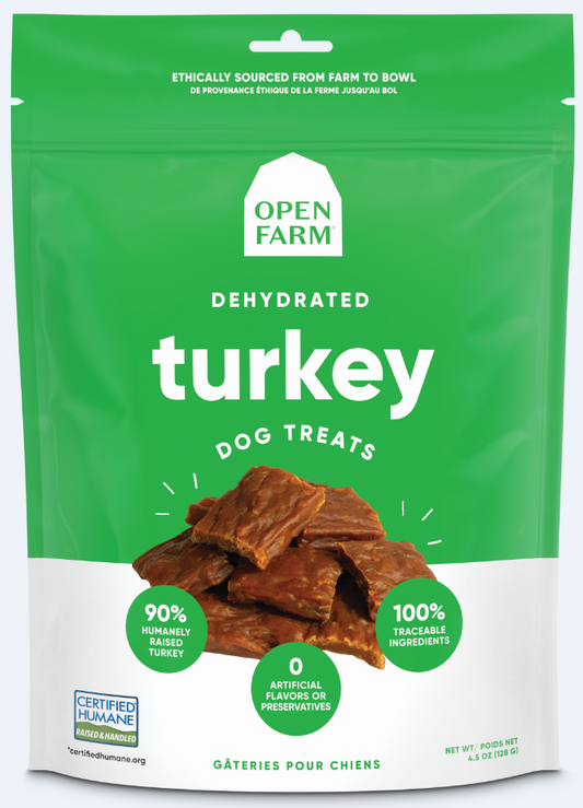 Open Farm Turkey Dehydrated Dog Treats, 4.5-oz (Size: 4.5-oz)