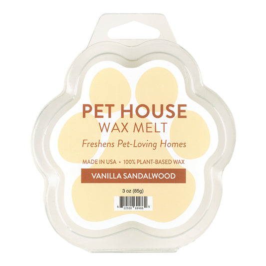 Pet House Year Round Wax Melts, Vanilla Sandalwood, 3-oz (Size: 3-oz)