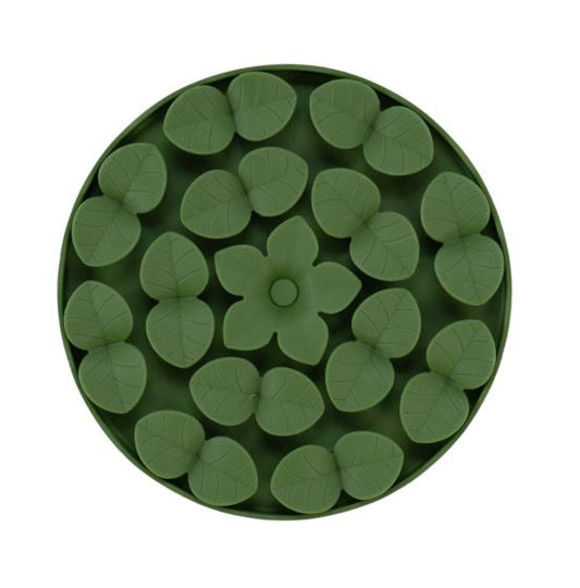 Dexypaws - Circle Hide and Seek Silicone Snuffle Mat - Army Green