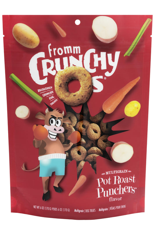 Fromm Crunchy O's Pot Roast Punchers Dog Treats, 6-oz (Size: 6-oz)