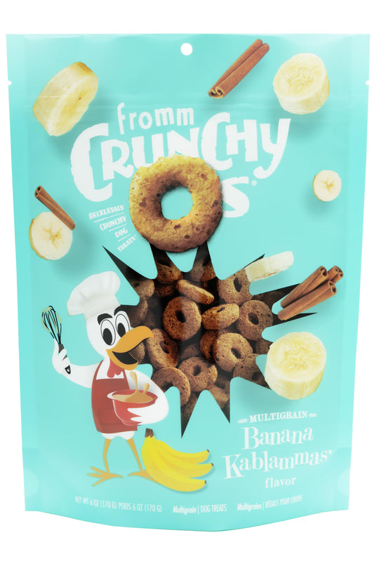 Fromm Crunchy O's Banana Kablamas Dog Treats, 6-oz (Size: 6-oz)