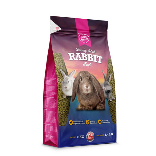 Martin Little Friends Adult Timothy Dry Rabbit Food, 2-kg (Size: 2-kg)