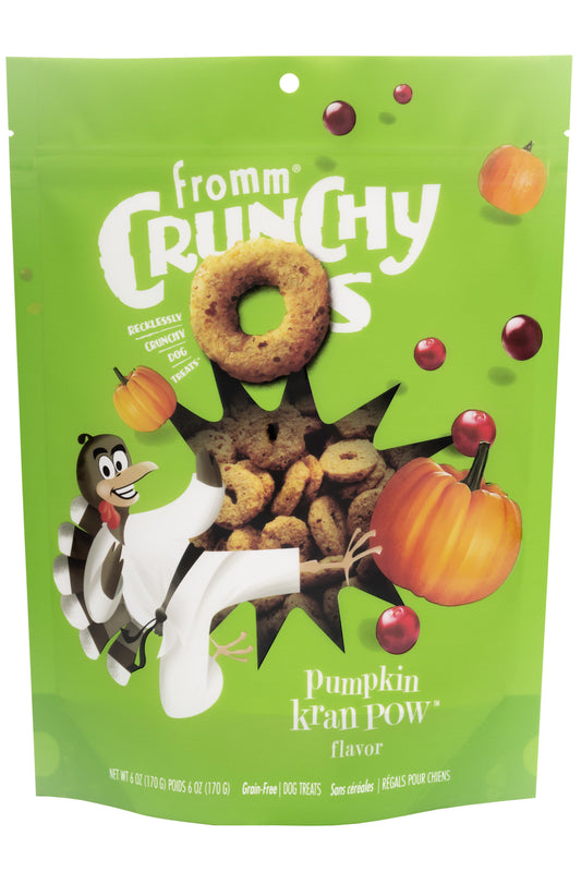 Fromm Crunchy O's Pumpkin Kran Pow Dog Treats, 6-oz (Size: 6-oz)