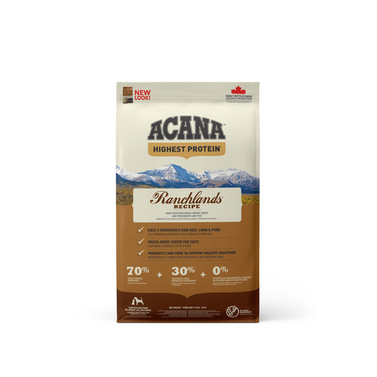 ACANA Ranchlands Dry Dog Food, 11.4-kg (Size: 11.4-kg)