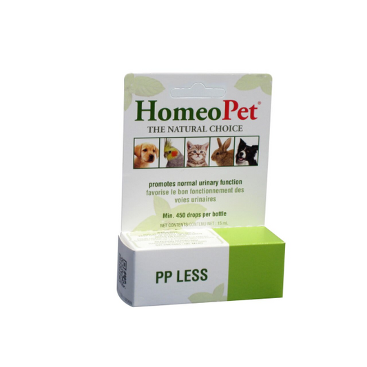 HomeoPet Multi Species PP Less Leaks No More Pet Supplement, 15-mL (Size: 15-mL)