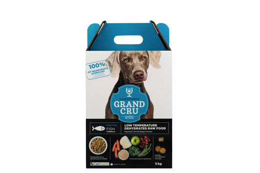 CaniSource Grand Cru Fish Formula Grain-Free Dehydrated Dog Food, 5-kg (Size: 5-kg)