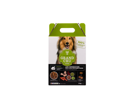 CaniSource Grand Cru Turkey Formula Grain-Free Dehydrated Dog Food, 2-kg (Size: 2-kg)