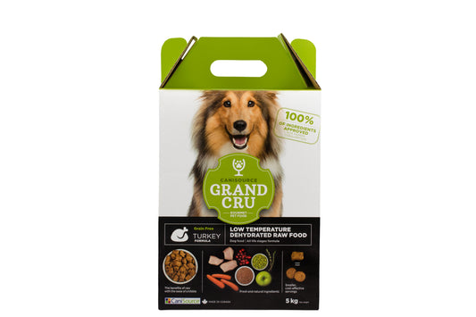 CaniSource Grand Cru Turkey Formula Grain-Free Dehydrated Dog Food, 5-kg (Size: 5-kg)