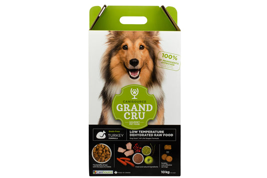 CaniSource Grand Cru Turkey Formula Grain-Free Dehydrated Dog Food, 10-kg (Size: 10-kg)