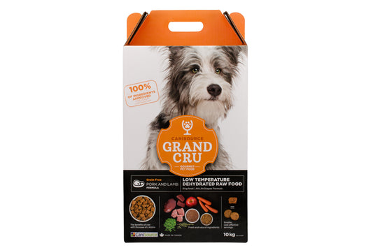 CaniSource Grand Cru Pork & Lamb Formula Grain-Free Dehydrated Dog Food, 10-kg (Size: 10-kg)