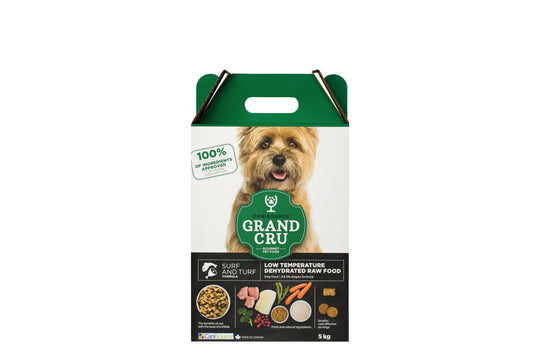 CaniSource Grand Cru Surf & Turf Formula Dehydrated Dog Food, 5-kg (Size: 5-kg)