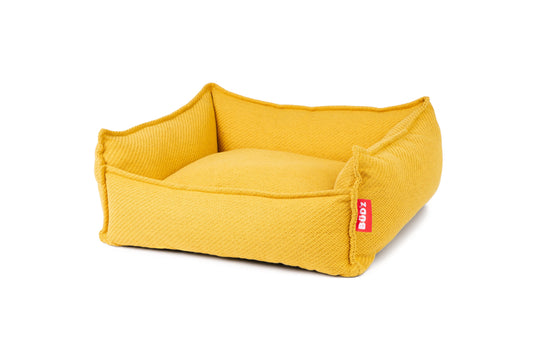 Bud'z Cuddler Anemone Dog Bed, Mustard, 60 x 50 x 20-cm (Size: 60 x 50 x 20-cm)
