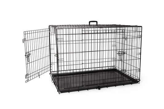 Bud'z Deluxe 2 Door with Divider Dog Crate, 107 x 71 x 76-cm (Size: 107 x 71 x 76-cm)