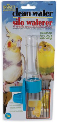 JW Pet Clean Water Silo Bird Waterer, Regular (Size: Regular)