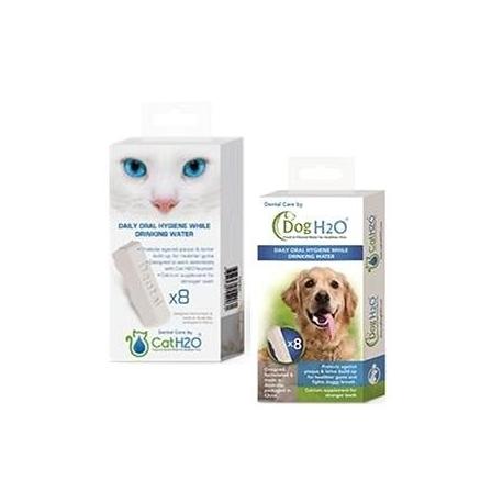 Dog H2O & Cat H2O Dental Care Dissolving Tablets for Dogs & Cats, 8-pk (Size: 8-pk)