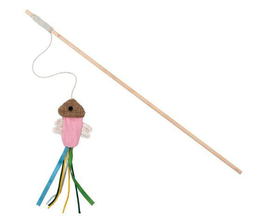 Bud'z Swing Stick Jelly Fish Cat Toy, Pink, 49-in (Size: 49-in)