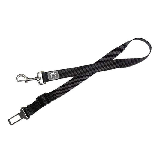 GF Pet Seat Belt Tether for Pets, Black, 20-30-in (Size: 20-30-in)