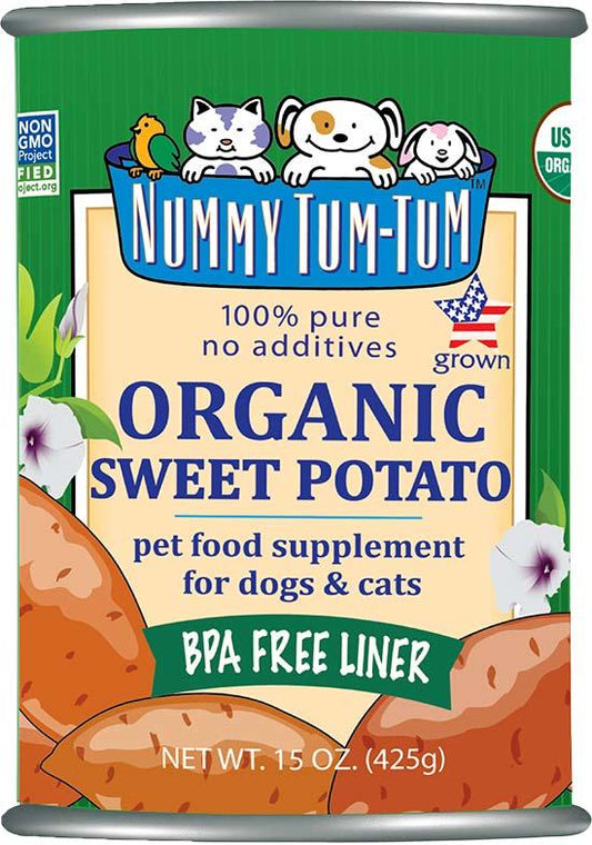 Nummy Tum-Tum Organic Sweet Potato Dog & Cat Food Supplement, 15-oz (Size: 15-oz)
