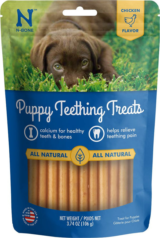 N-Bone Puppy Teething Dog Treats, 3.74-oz