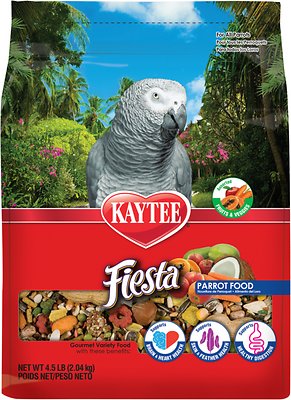 Kaytee Fiesta Variety Mix Parrot Bird Food, 4.5-lb (Size: 4.5-lb)