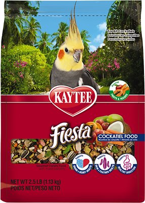Kaytee Fiesta Variety Mix Cockatiel Bird Food, 2.5-lb (Size: 2.5-lb)