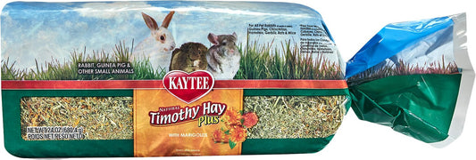 Kaytee Timothy Hay Plus Marigolds Small Animal Treat, 24-oz