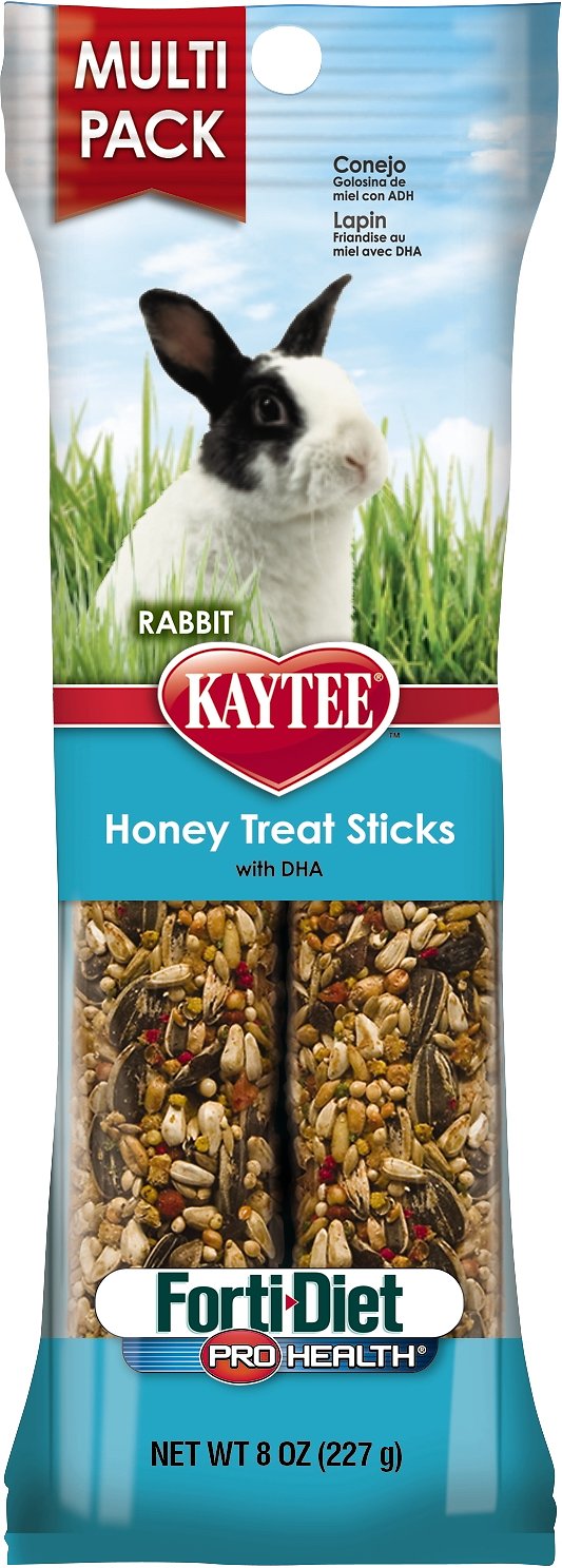 Kaytee Forti-Diet Pro Health Honey Rabbit Treat Sticks, 8-oz