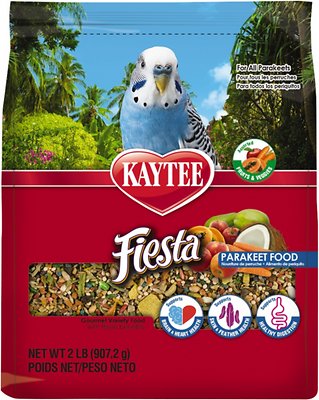 Kaytee Fiesta Variety Mix Parakeet Bird Food, 2-lb (Size: 2-lb)