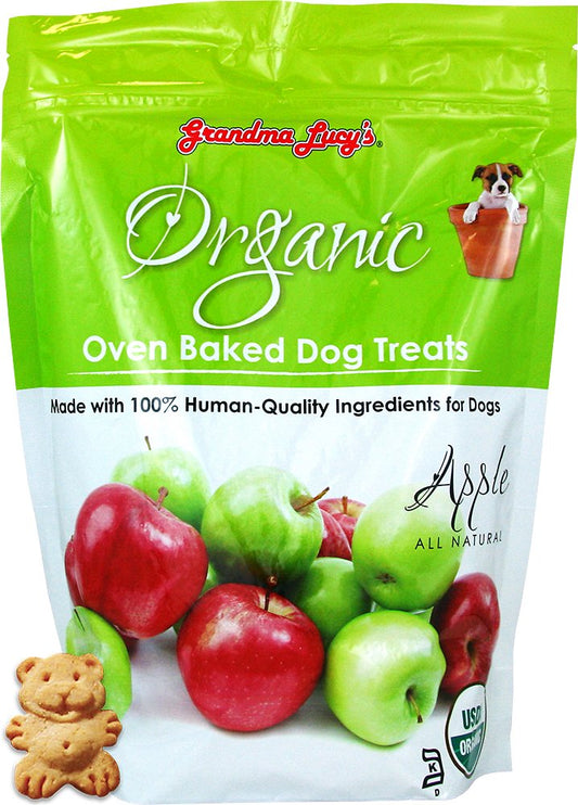 Grandma Lucy's Organic Apple Oven Baked Dog Treats, 14-oz