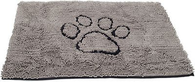 Dog Gone Smart Dirty Dog Doormat, Grey, Large (Size: Large)