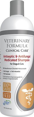 SynergyLabs Veterinary Formula Clinical Care Antiseptic & Antifungal Shampoo, 16-oz bottle (Size: 16-oz bottle)