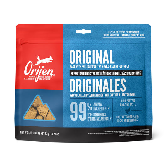 ORIJEN Original Grain-Free Freeze-Dried Dog Treats, 3.25-oz (Size: 3.25-oz)