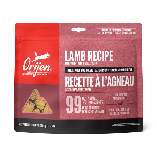 ORIJEN Grass-Fed Lamb Grain-Free Freeze-Dried Dog Treats, 3.25-oz (Size: 3.25-oz)