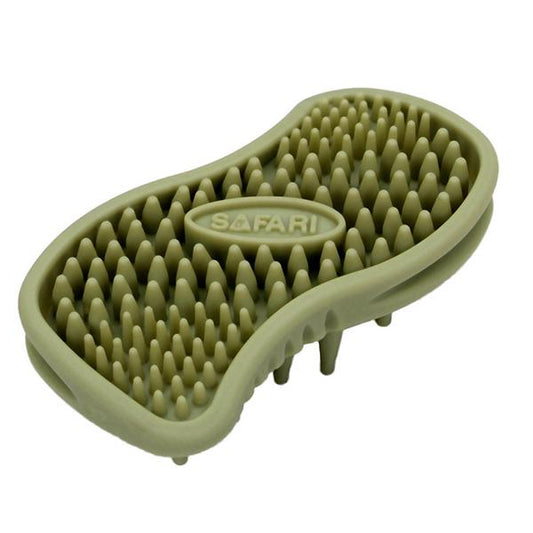 Safari Cat Soft Tip Curry Massaging Brush, One Size (Size: One Size )