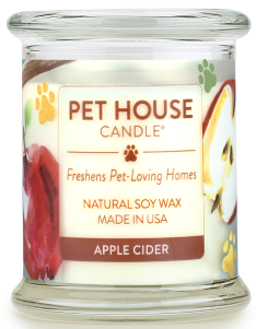 Pet House Year Round Candle, Apple Cider, 9-oz (Size: 9-oz)