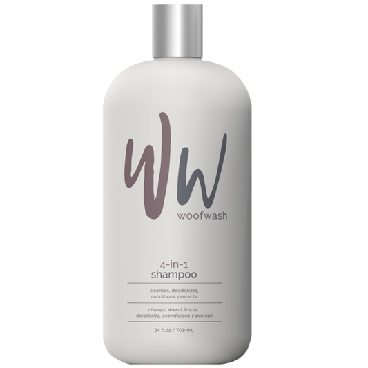 Woof Wash 4-in-1 Shampoo for Pets, 24-oz (Size: 24-oz)