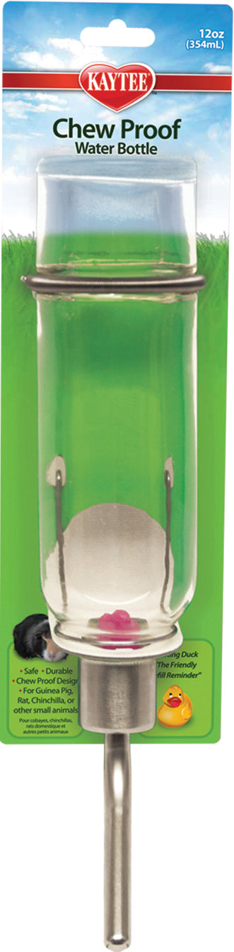 Kaytee Chew-Proof Small Animal Water Bottle, 12-oz bottle (Size: 12-oz bottle)