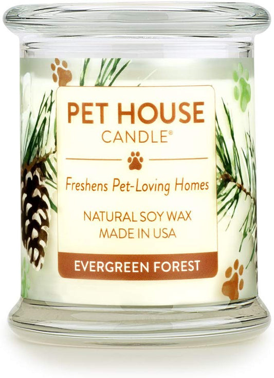 Pet House Year Round Candle, Evergreen Forest, 9-oz (Size: 9-oz)