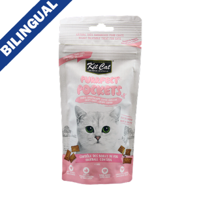 Kit Cat® Purrfect Pockets Hairball Control Cat Treat 60g