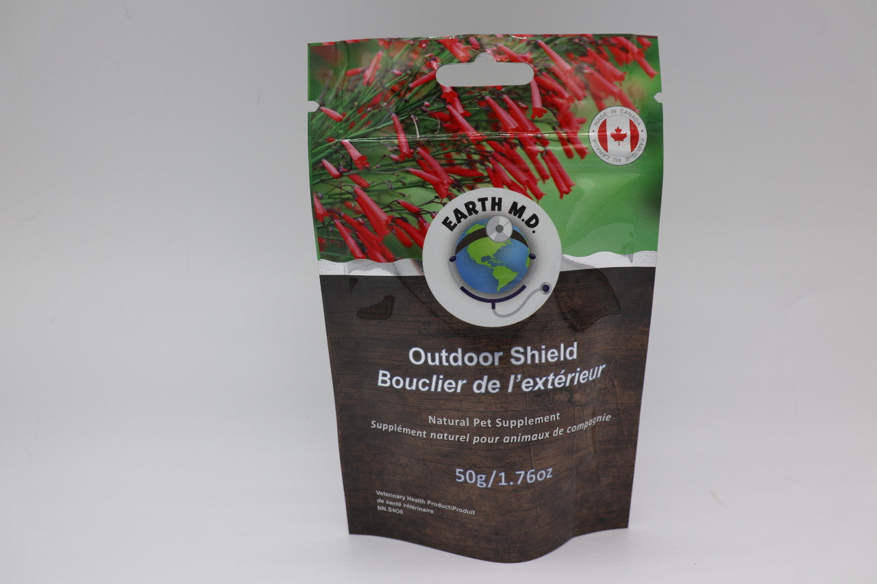 Earth M.D. Outdoor Shield Pet Supplement, 50-gram (Size: 50-gram)