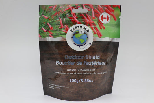 Earth M.D. Outdoor Shield Pet Supplement, 100-gram (Size: 100-gram)