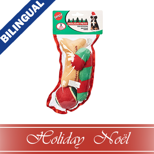 Spot® Holiday Stocking Small (3 pc) for Dogs