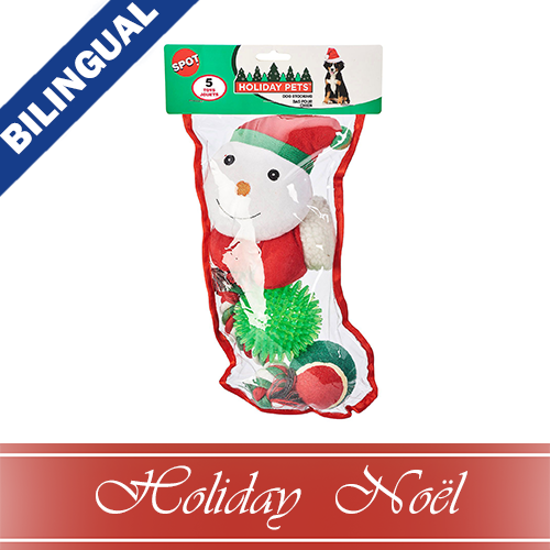 Spot® Holiday Stocking Large (5 pc) for Dogs