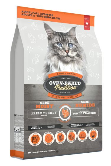 Oven-Baked Tradition Adult Semi Moist Turkey Cat 5lb